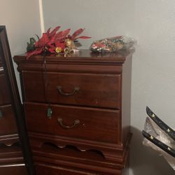 2 Small Brown Drawers 