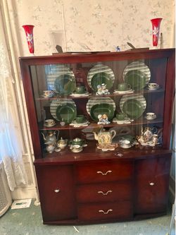 Dining room curio cabinet