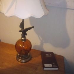 Brass Eagle Eagle Lamp 