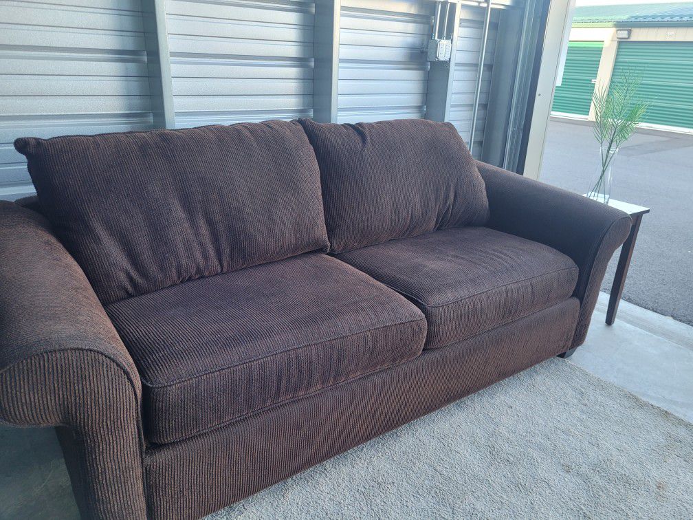 Brown Sofa Hide-a-bed, Free Delivery!