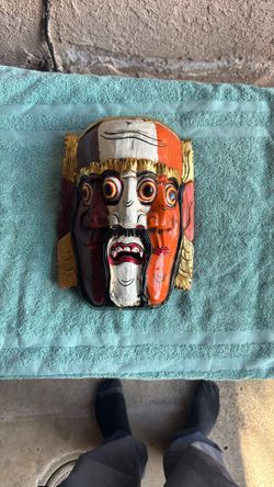 Indonesian Hand Made Wooden Mask