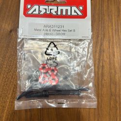 Arrma Grom Metal Axel And Wheel Hex Set B ARA321231