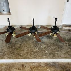 3 LED Light Ceiling Fans