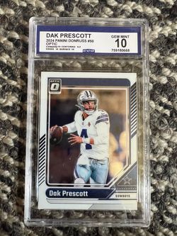 Dak Prescott 2024 Panini Donruss Optic #50 CGC 10