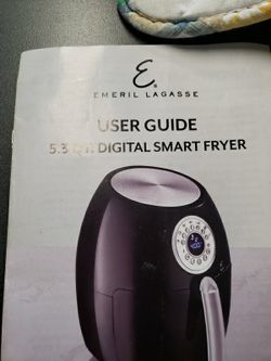 air fryer BIG Emeril Lagasse 5.3 QT digital  smart fryer New 12/26/25 yakima
