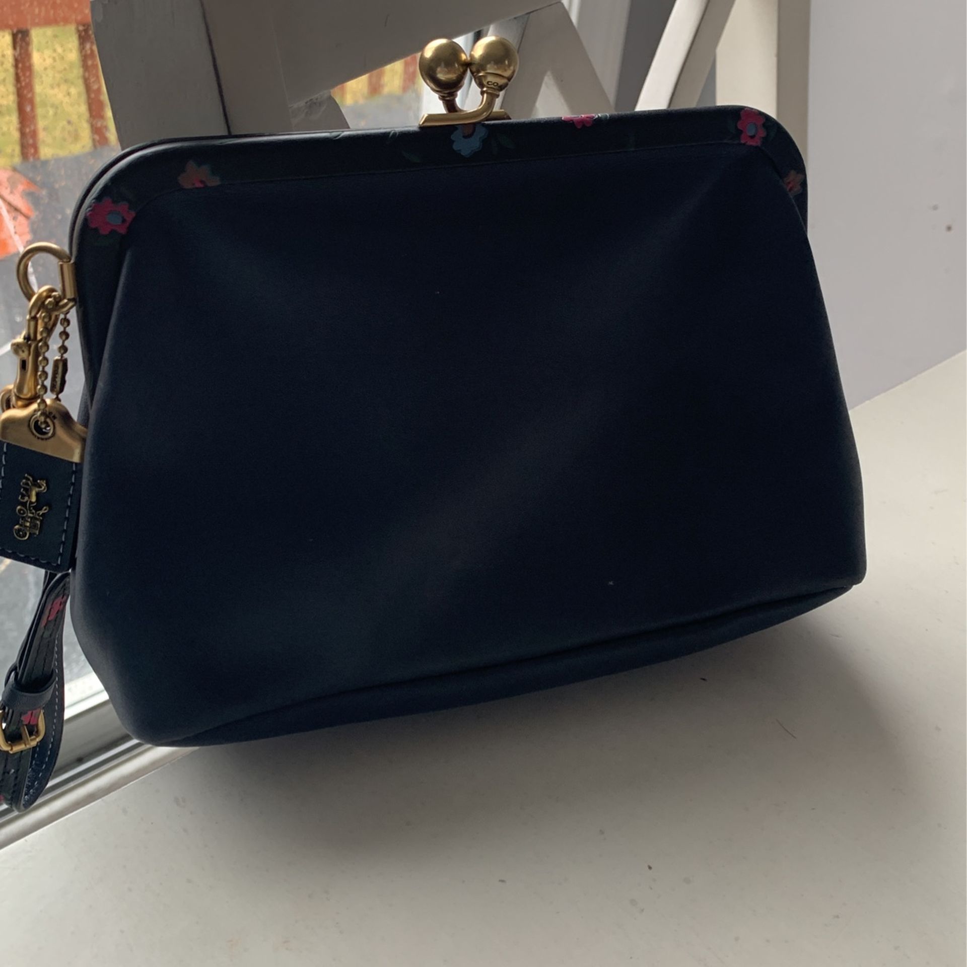 Coach Kisslock Couch/wristlet