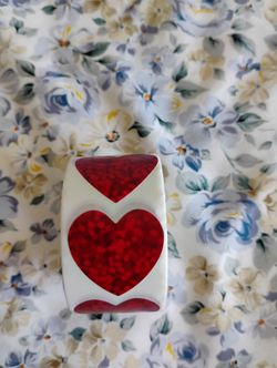 Heart Stickers For Sealing Envelopes Or Shipping Items