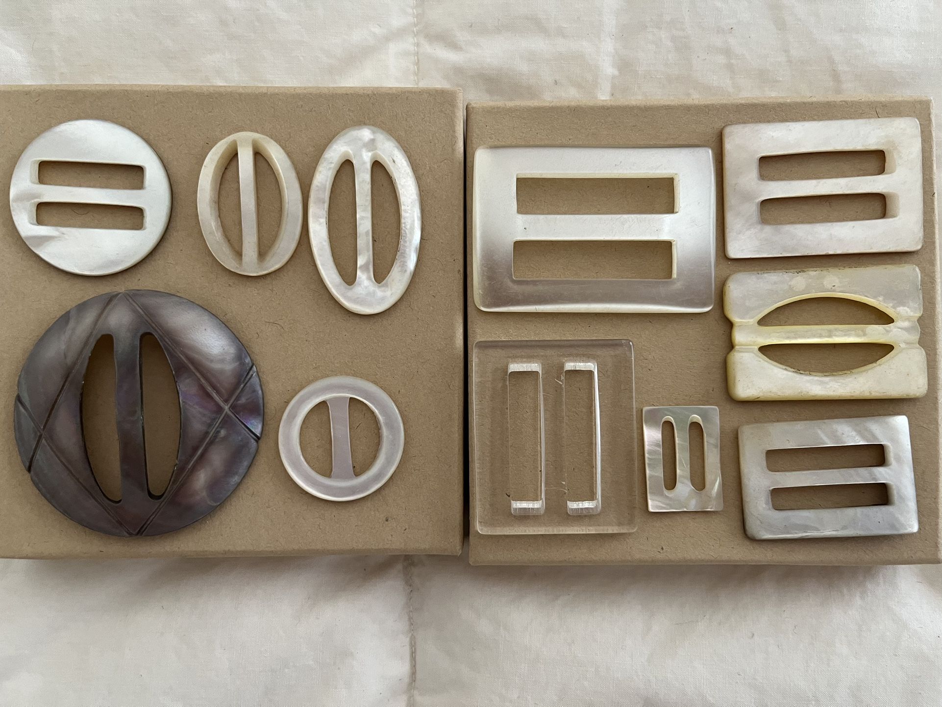 Mother Of Pearl/ Shell Belt Buckles