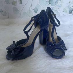 S. Angel Heels, Blue, Size 6.5