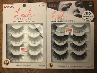New Kiss eyelashes multipack