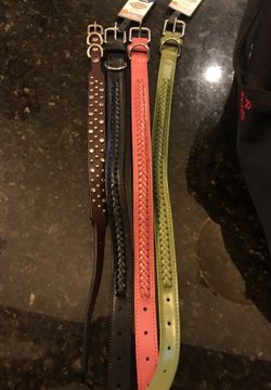 Leather collars