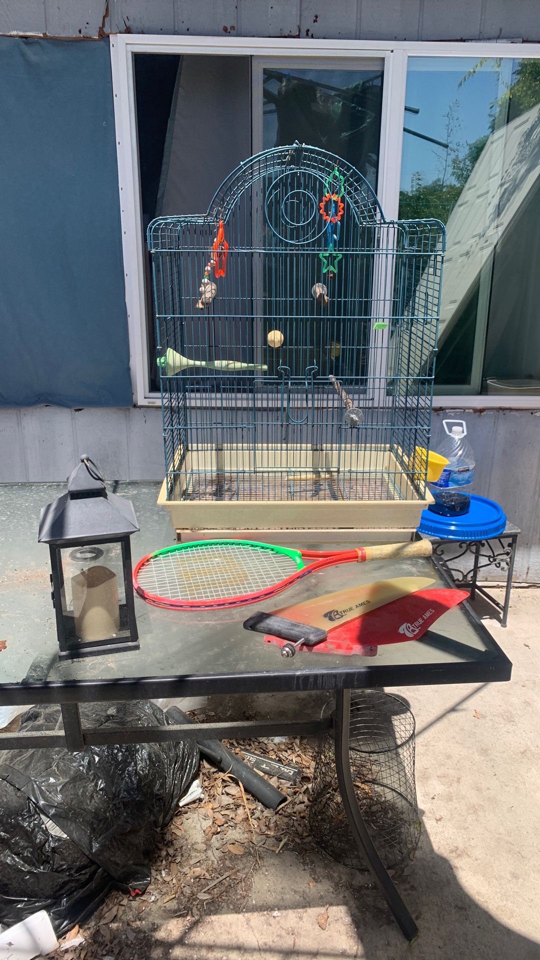 Each Item 5$ Or 3 /$10. Cage/ Fins / Tennis 🎾 Racket Etc