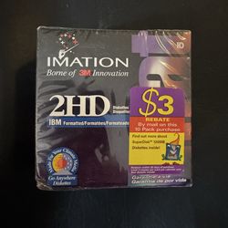 FREE New in box Imation Floppy Disks (10)