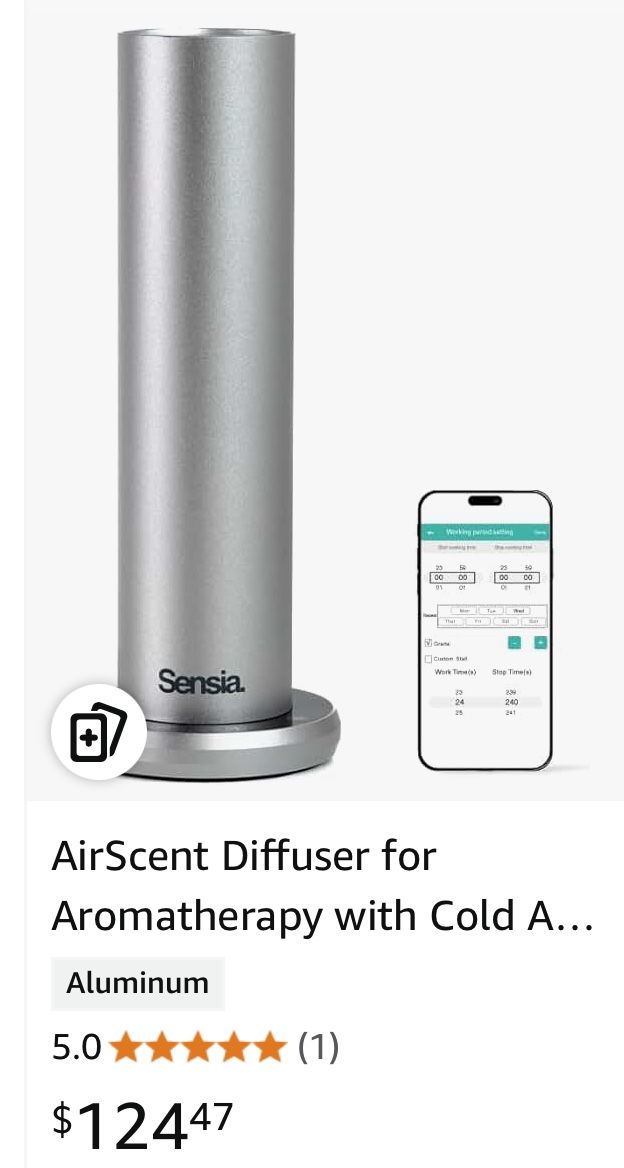 Diffuser for Aromatherapy, Waterless Oil Diffuser 