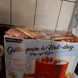 Nostalgia Grille Pain A Hot Dog New With Box 