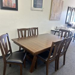 Dining Table With 6 Chairs 
