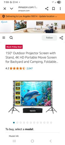 Lejiada Projector Screen