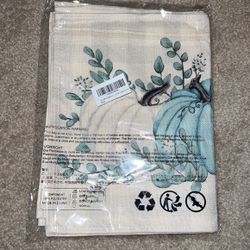 Artoid Mode Pumpkins Eucalyptus Leaves Placemats Set of 4, 12x18 Inch Fall Autumn Thanksgiving Harvest Vintage Table Mat for Party Dining Decoration