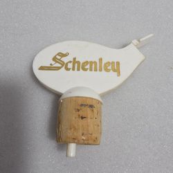 Vintage Schenley Whiskey Bottle Pour Spout Cork Barware Promo (UA)