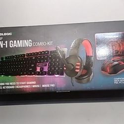 NEW SOUNDLOGIC GAMING KEYBOARD MOUSE AND HEADSET COMBO