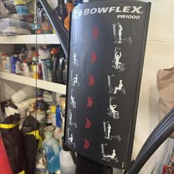 BOWFLEX PR1000 with Foldable Bench