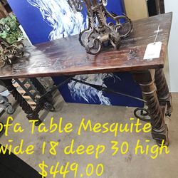 Sofa Table Mesquite We are located at 2811 East Bell road. Another Time Around Furniture.
