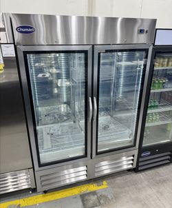 🧊 Commercial Reach-In Refrigerator 2 Glass Door NSF ETL