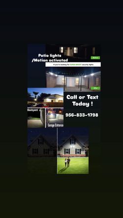 Patio Sensor Lights
