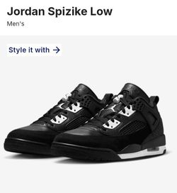 Jordan Spizike Low Men's Sneakers size 11