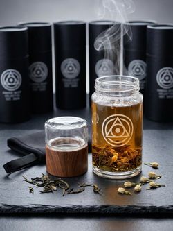 Alchemy Tea Infuser Double-Walled Glass 8.8oz 70% OFF SALE!