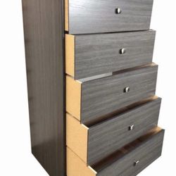 Dresser 5 Drawers Compress Wood 🪵
