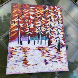 Snowy Forest Artwork