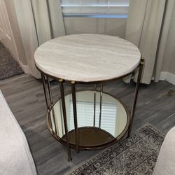 Set of 2 Side Tables (No Cracks / No Scratches) – $400