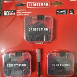 Magnetic Screwdriving Set 60 pc 1” (25.4 MM) - CRAFTSMAN