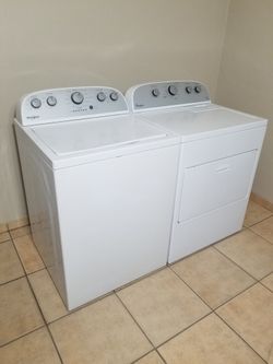 Whirlpool Washer And Electric Dryer Free Deliver And Install 3 Month Warranty