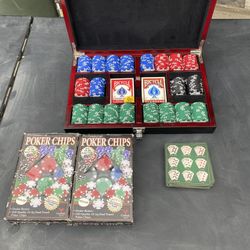 Bicycle Poker Set + Extra Chips 