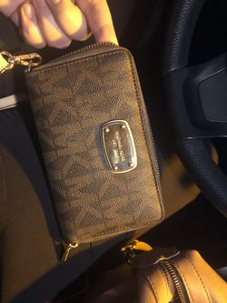 MK wristlet wallet