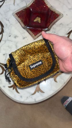 Supreme Mini Pouch Tan Leopard