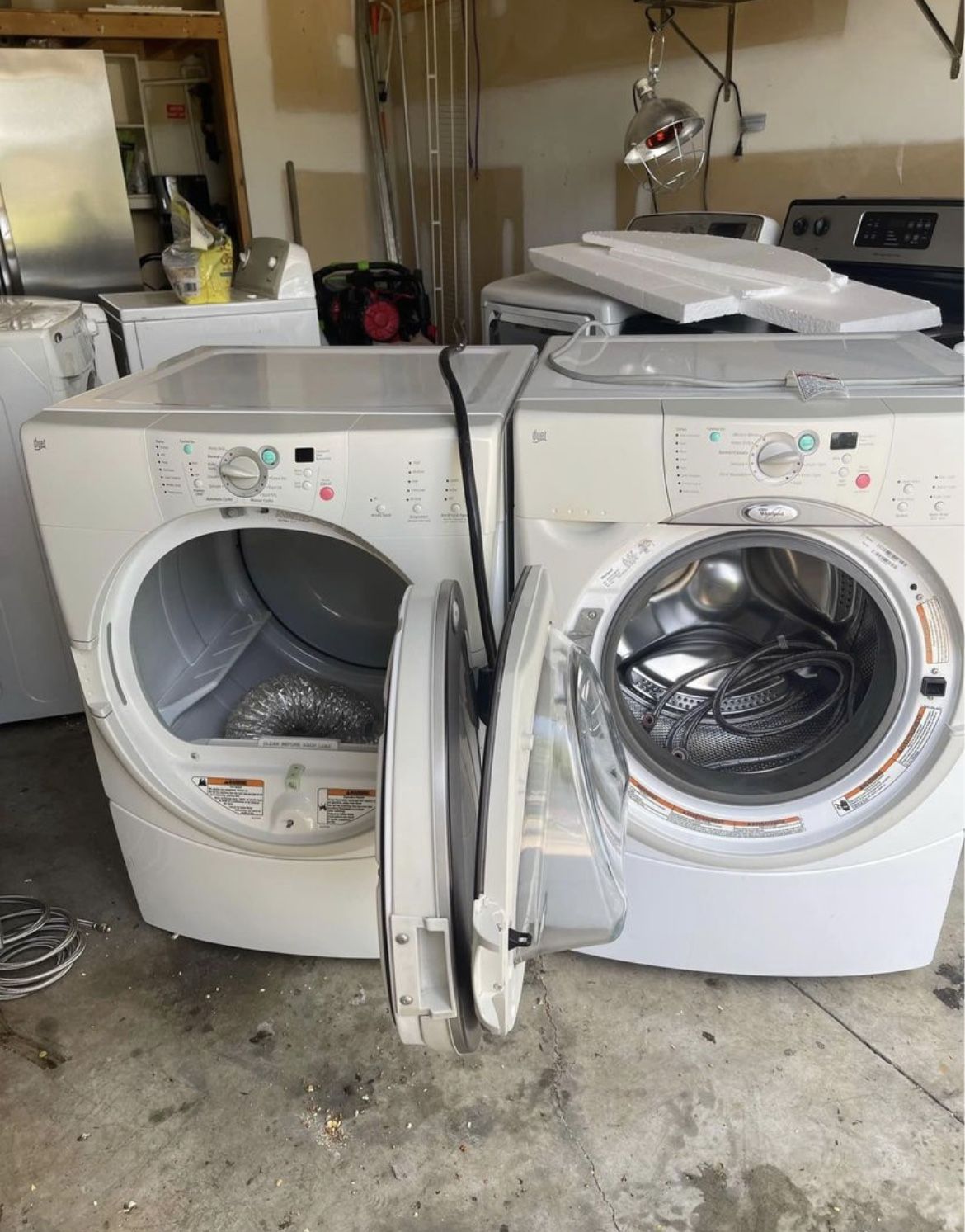 whirlpool front load washer and dryer 