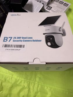 Wansview B7 Solar Security Camera (2K)  Outdoor wireless security camera with solar panel.