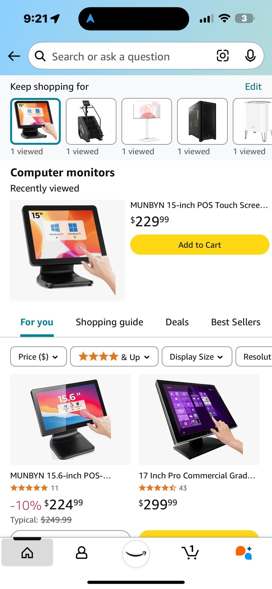15 In Touch Monitor