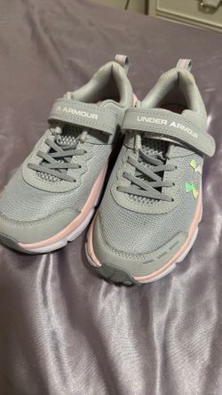 Grey under armour shoes