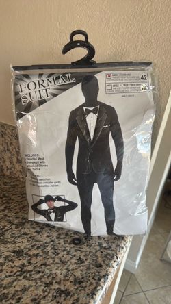 Formal tuxedo morph suit Halloween costume