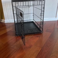 Dog Cage With Dog Litter pan