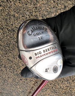 Callaway Golf Big bertha heavenwood 23° 4H hybrid iron right Handed Graphite Callaway Golf Big bertha heavenwood 23° 4H hybrid iron right Handed Graph