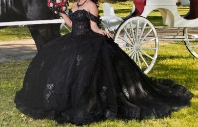 Black quince dress