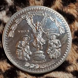Pancho Villa & Zapata - 5 Ounces Silver Coin