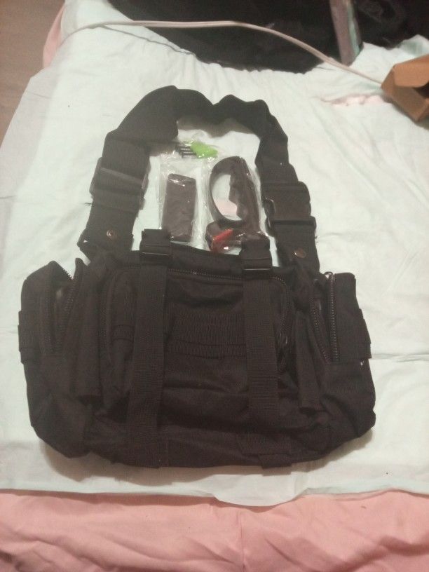 Magnetic Gun Mount And Tactical Duffle Bag