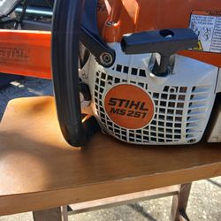 Stihl Gas Chain Saw 18inch Runs Great 