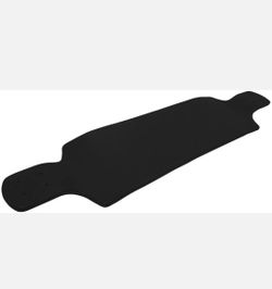 BLACK FREERIDE / FREESTYLE DROP DOWN LONGBOARD Deck CONCAVE 10 x 39.8 Cruiser
